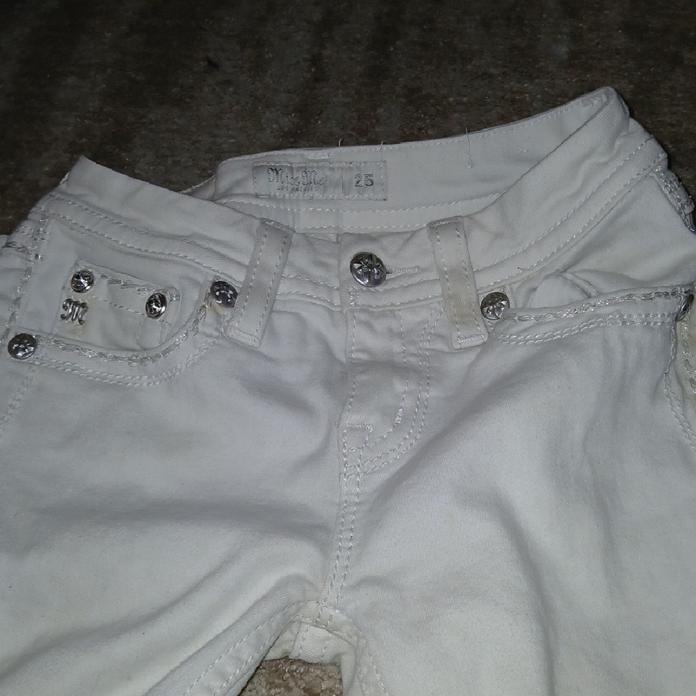 Miss Me Women's Skinny Jeans - Cream